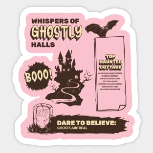 Haunted Cottage. Sticker